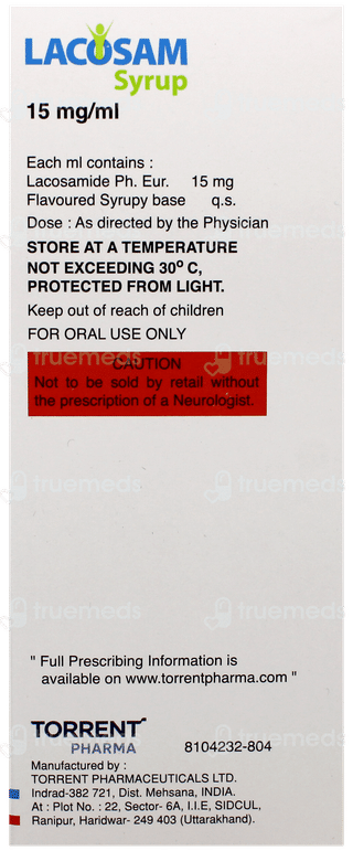 Lacosam Syrup 200Ml